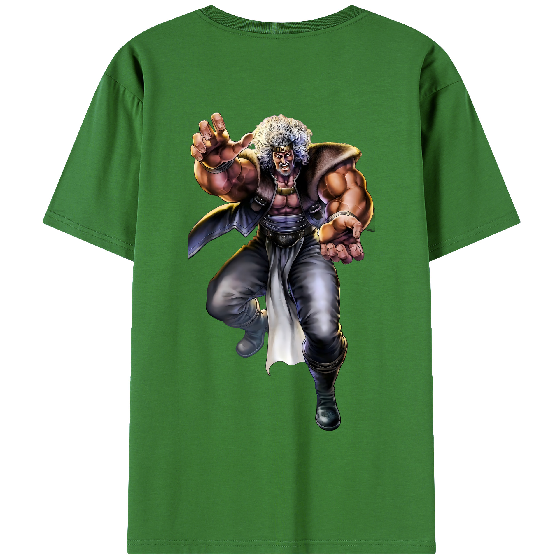 （画像用） 北斗の拳 Fist of the North Star レディース半袖Tシャツ(バックプリント)